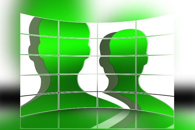 Free heads together wall illustration