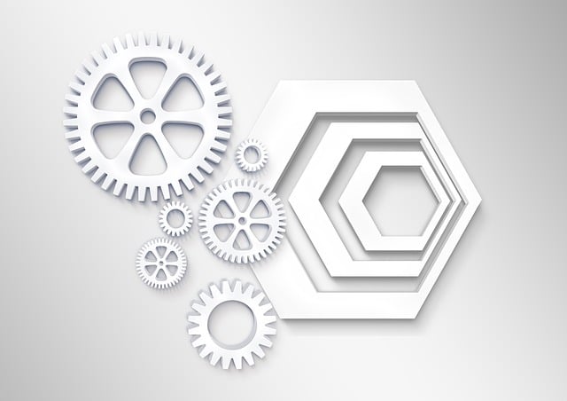 Free gears logo concept illustration