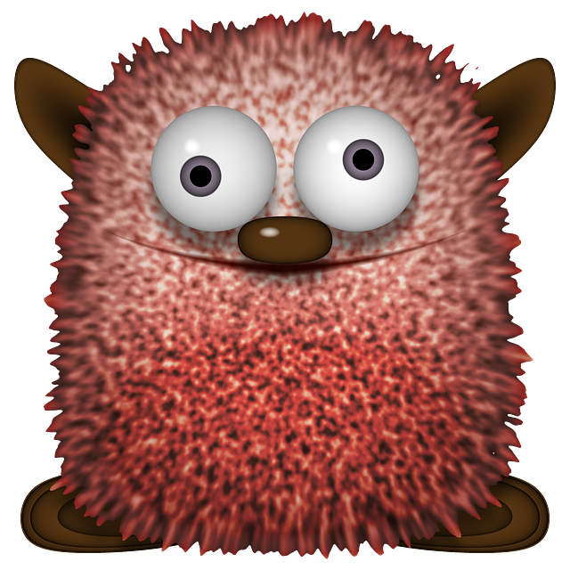 Free figure fluffy cuddly bear illustration