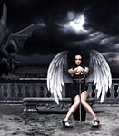 angel, fallen angel, fantasy
