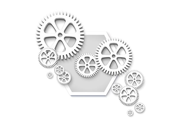 Free gears logo concept illustration