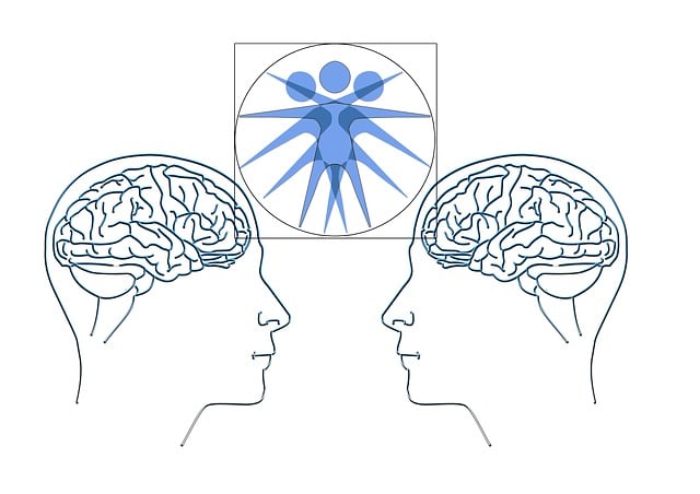 Free face silhouette brain illustration