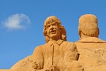 sand sculpture, sand, sculpture
