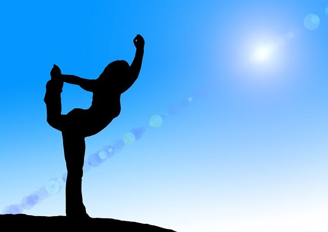 Download free HD stock image of Yoga Silhouette Free yoga silhouette woman illustration