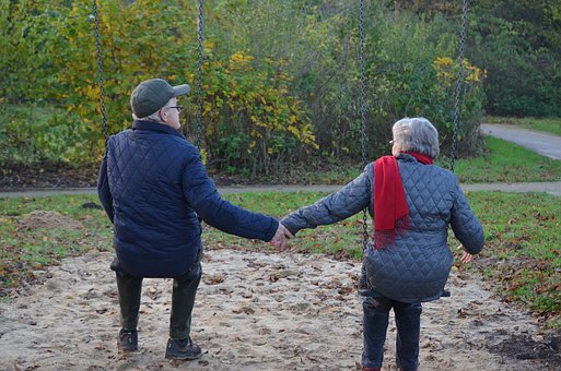Oude Mensen, Liefhebbers, Mens, Vrouw
