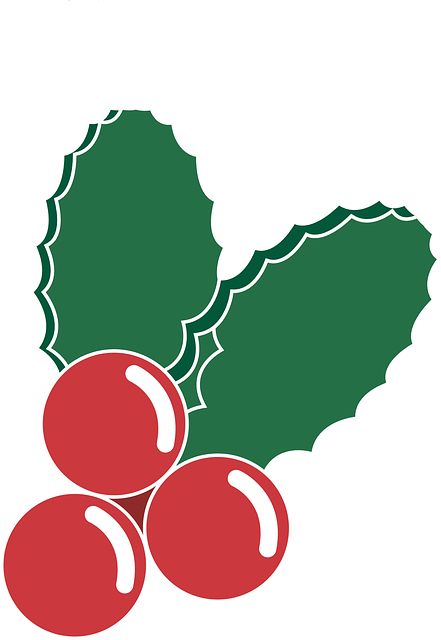 Hulst, Illustratie, Vector, Kerstmis