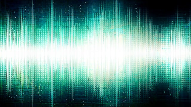Free spectrum equalizer backdrop illustration