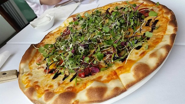 Pizza, Italien, Mat, Ost, Gorgonzola