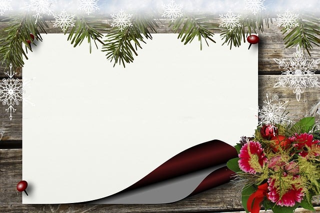 Free bulletin board christmas wood illustration