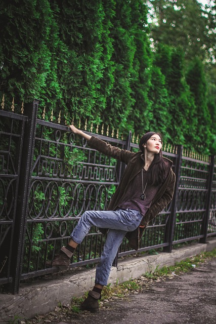 Krása, Mladá Žena, Model, Stromy