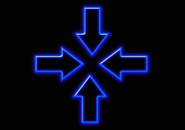 Free meeting point meet arrows illustration