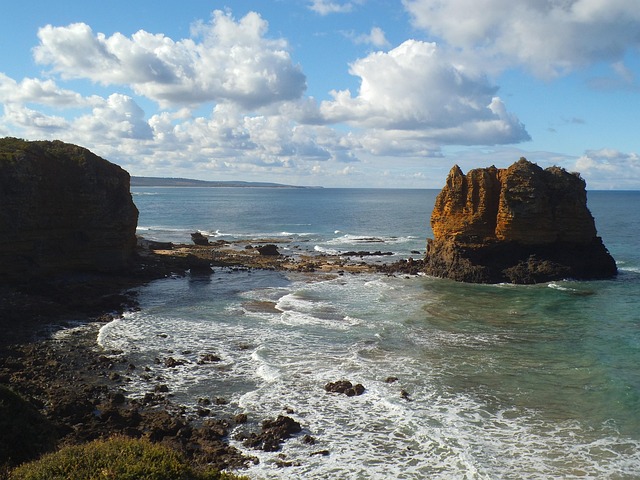 coast, rocks, great ocean road, nature, victorian coast, ocean, beach