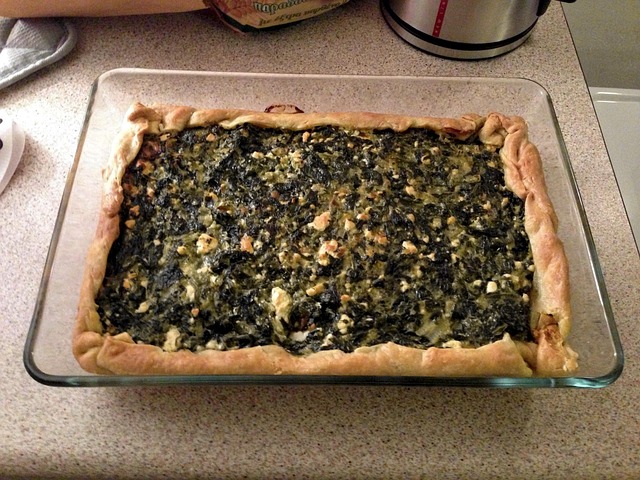 Free Food Spinach Pie photo and picture
