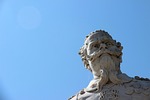 statue, bust, head