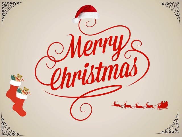 Texto, Navidad, Tarjeta, Día Festivo