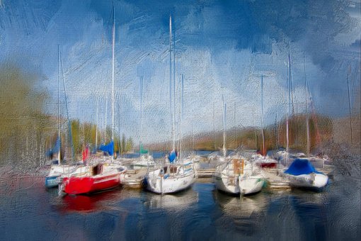 Free Painting Boat photo and picture