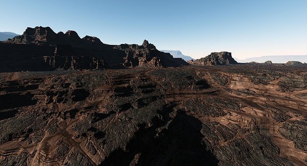 Landschap, Rotsen, Bergen, Natuur, Lucht