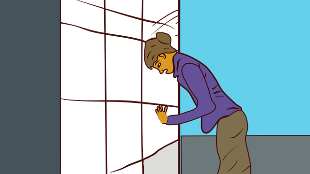 Frau, Betont, Karikatur, Charakter
