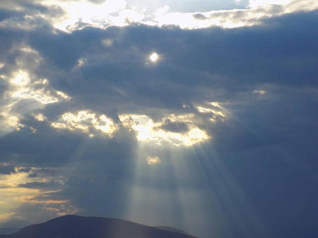 Free Sunbeams Aegina Island photo and picture