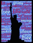 statue of liberty, liberty, liberate