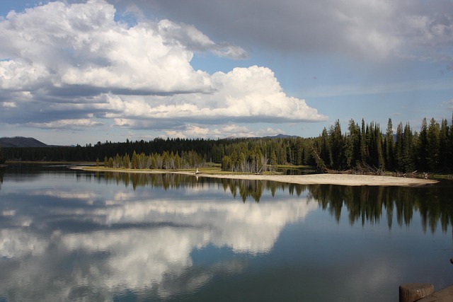 Free Yellowstone Reflection photo and picture