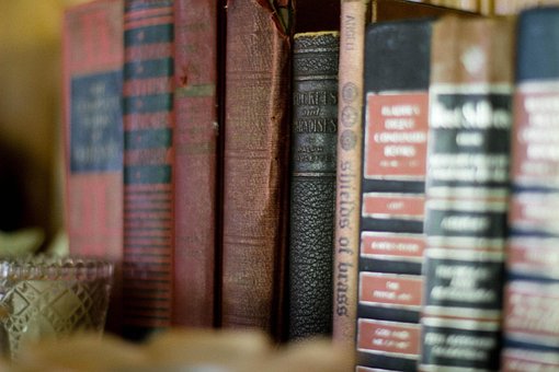 Livros, Antigo, Biblioteca, Vintage