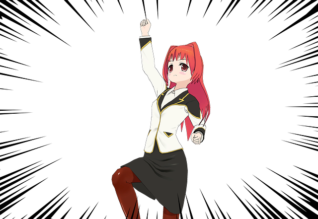 Free moe woman girl illustration