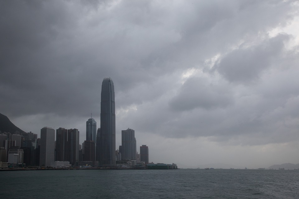 Hong Kong Skyline Typhoon · Free photo on Pixabay