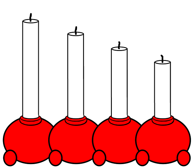 Free advent candlestick advent candlestick illustration