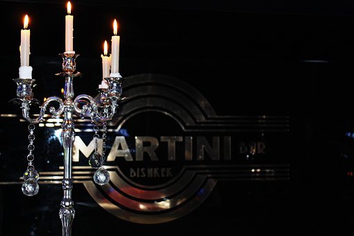 Free Martini Candles photo and picture