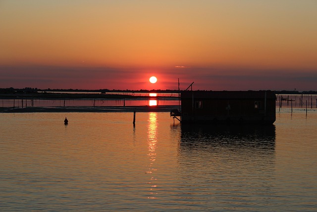Free Sunset Albarella photo and picture