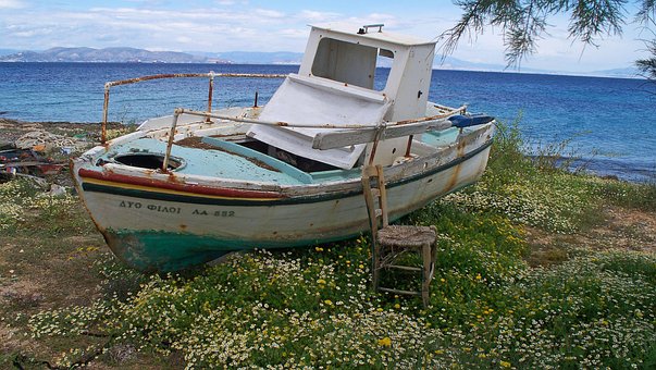 Free Wooden Boat Wreck photo and picture