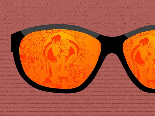 Free sunglasses surveillance system illustration