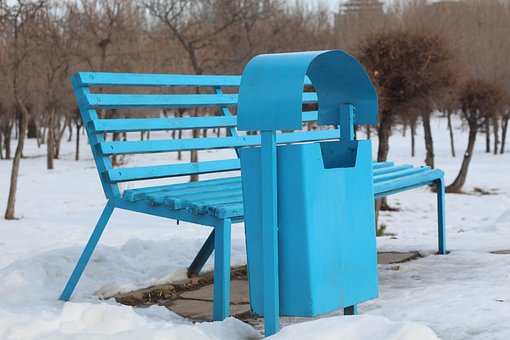 Free Bench Trash photo and picture