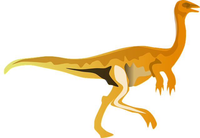Free Gallimimus Dinosaur vector and picture