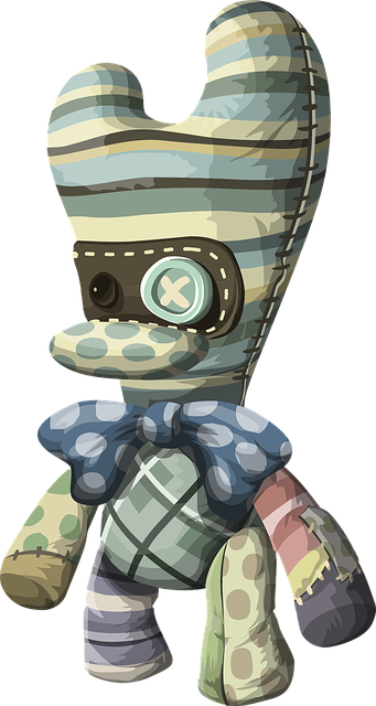 Free doll stuffed animal illustration