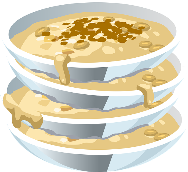 Suppe, Lebensmittel, Schüsseln, Vier