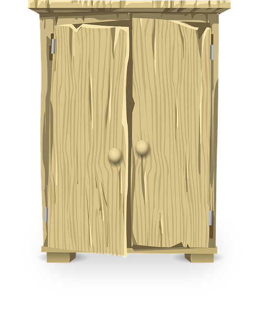 Free armoire cabinet wood vector
