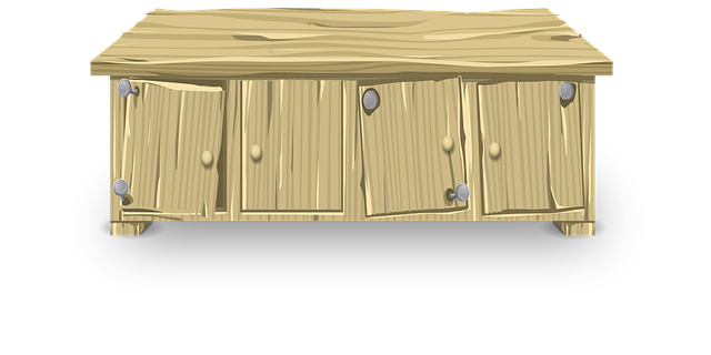 Free cabinets storage counter illustration