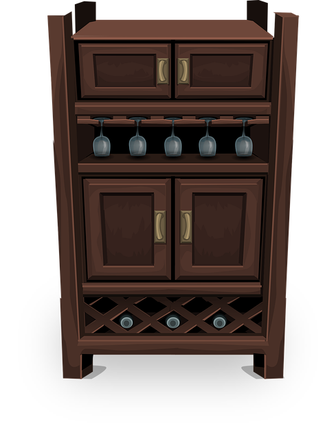 Lagerung, Kabinett, Schrank, Brown