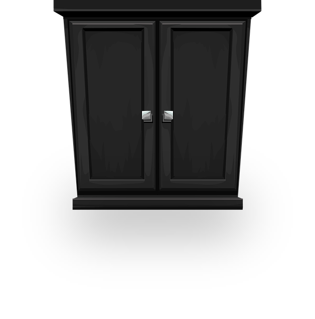 Free cupboard closed cabinet vector