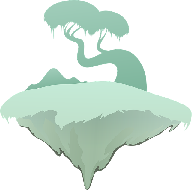 Free trees green silhouette vector