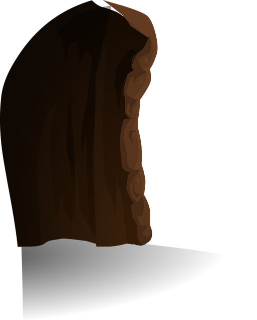 Free cave entrance dark vector