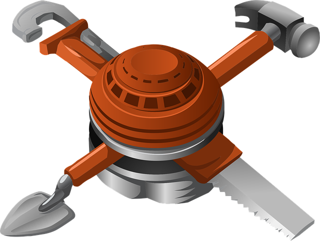 Free tools hammer saw vector
