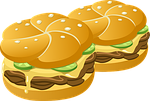 hamburgers, burgers, buns
