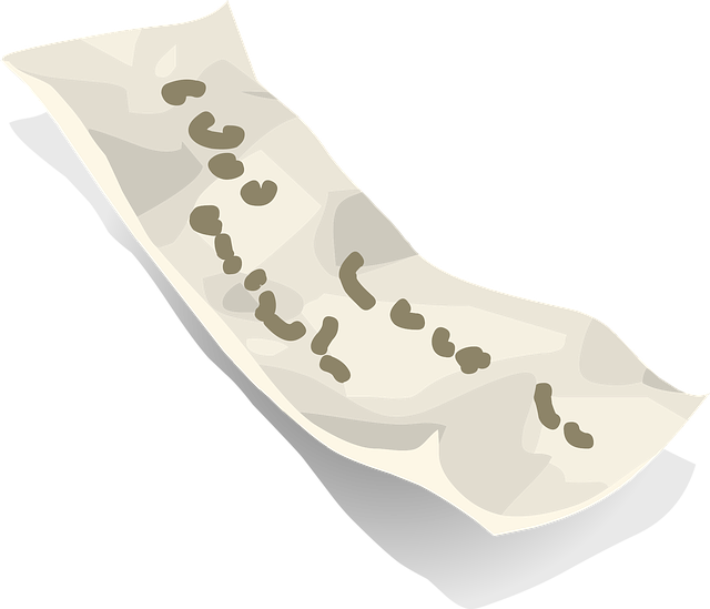 Free receipt note paper illustration