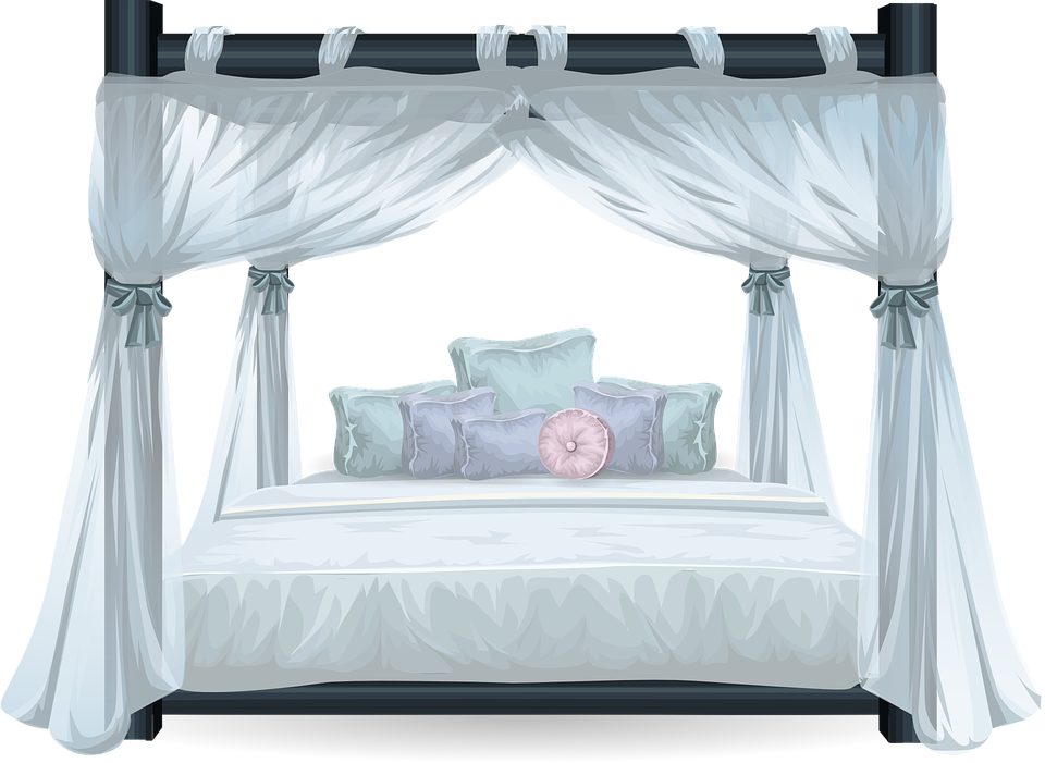 Seng himmelseng luksus · gratis vektor grafik pÃ¥ pixabay Luksus soveværelse