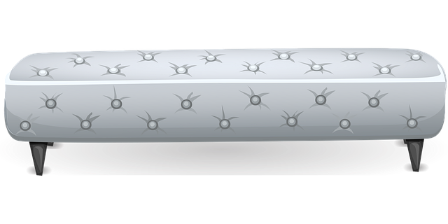 Free cot bed bench furniture vector