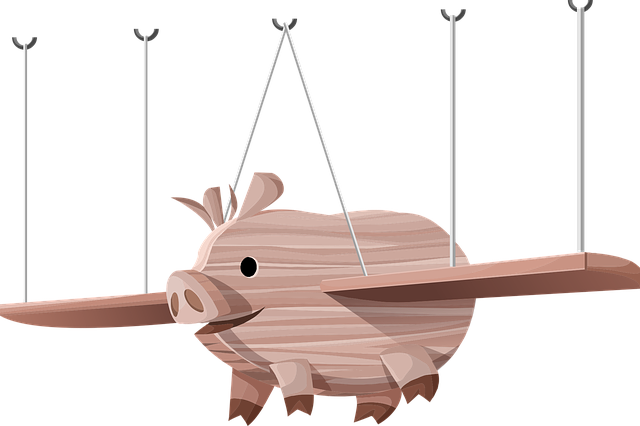 Free mobile pig wood illustration