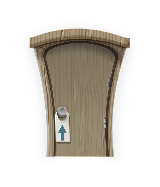 Free door doorway wooden vector